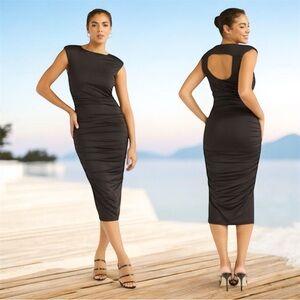 Elegant Black Sleeveless Dress